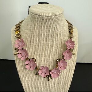 🚨3 for $15🚨 VERA WANG - Choker Necklace - Pink Enamel Flowers